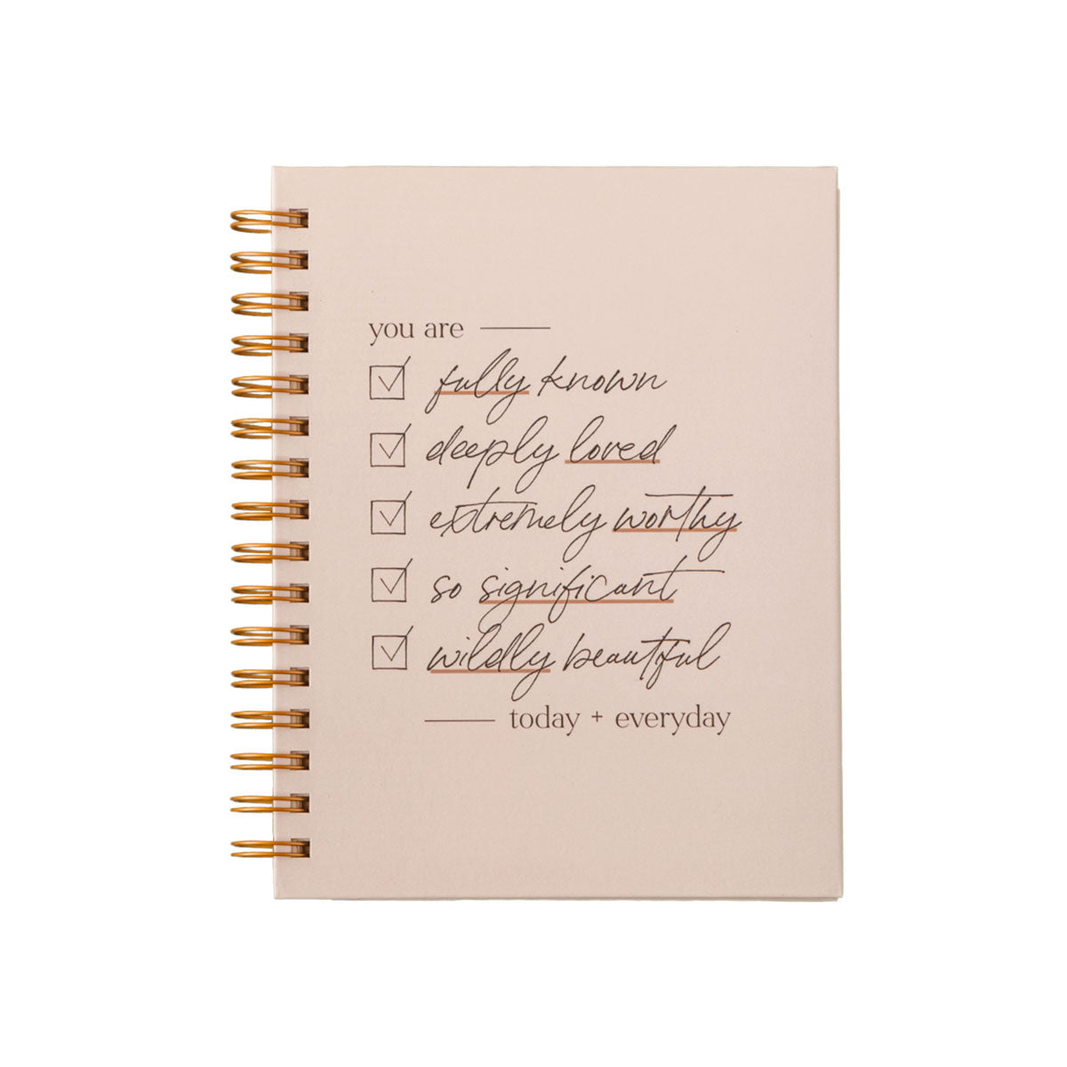 Journal Hardcover — You Are Fully Known Checklist