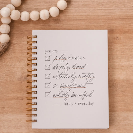 Journal Hardcover — You Are Fully Known Checklist