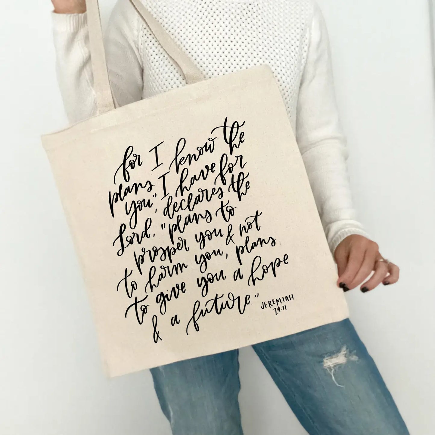 Jeremiah 29:11 Canvas Tote Bag