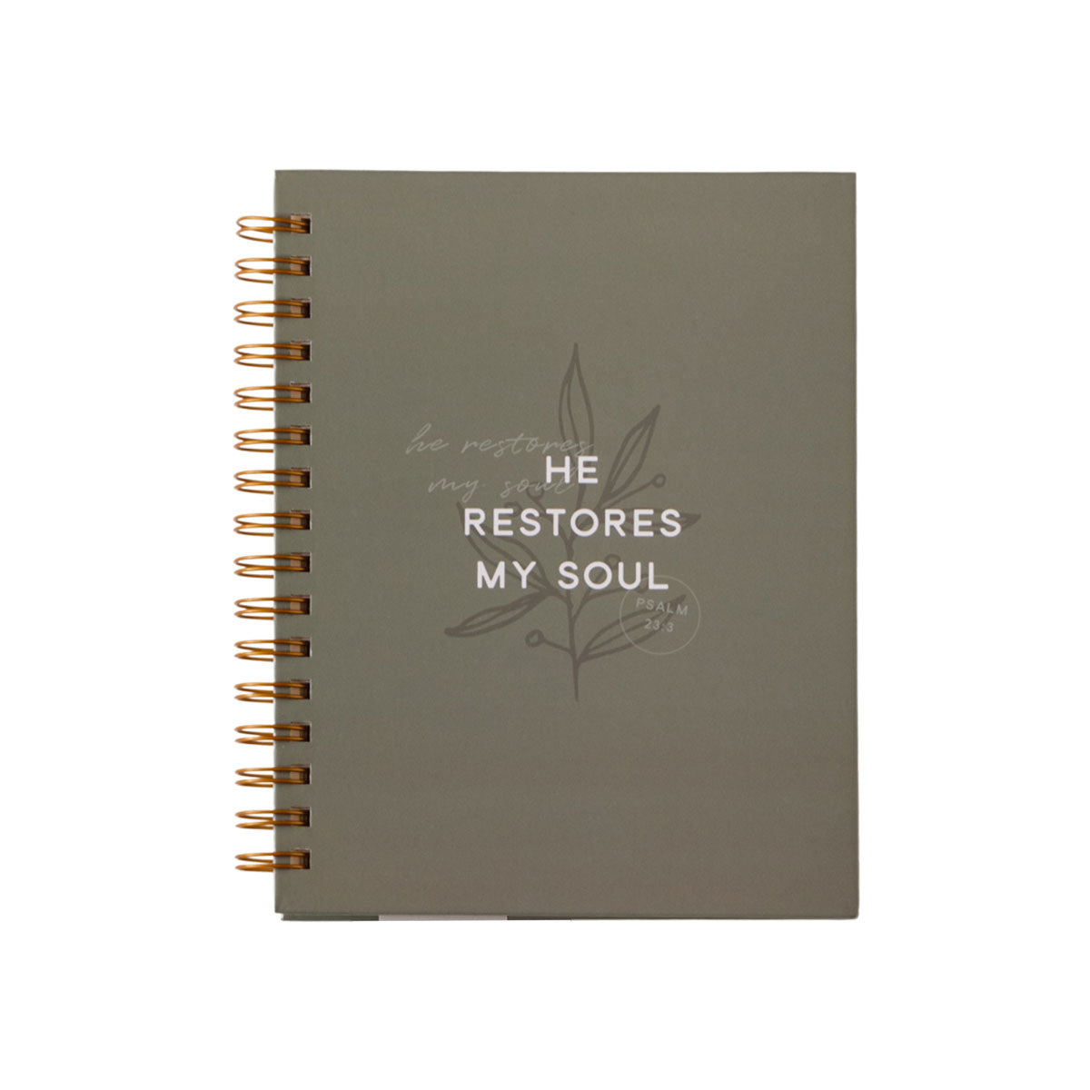 Journal Hardcover — He Restores My Soul