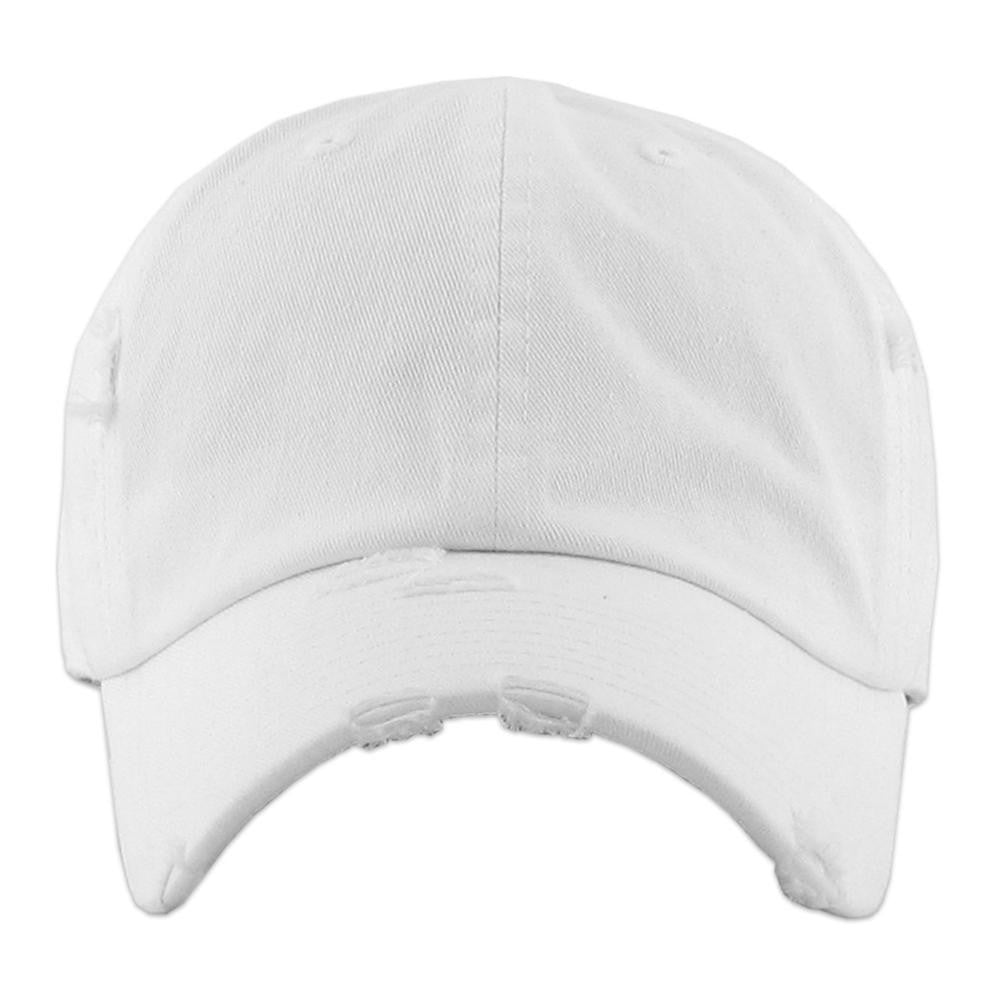 White Vintage Baseball Cap