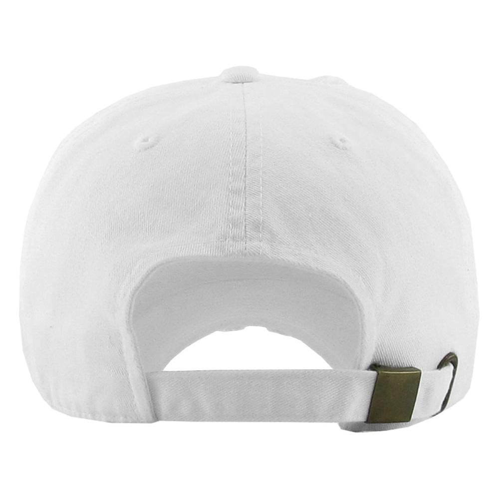 White Vintage Baseball Cap